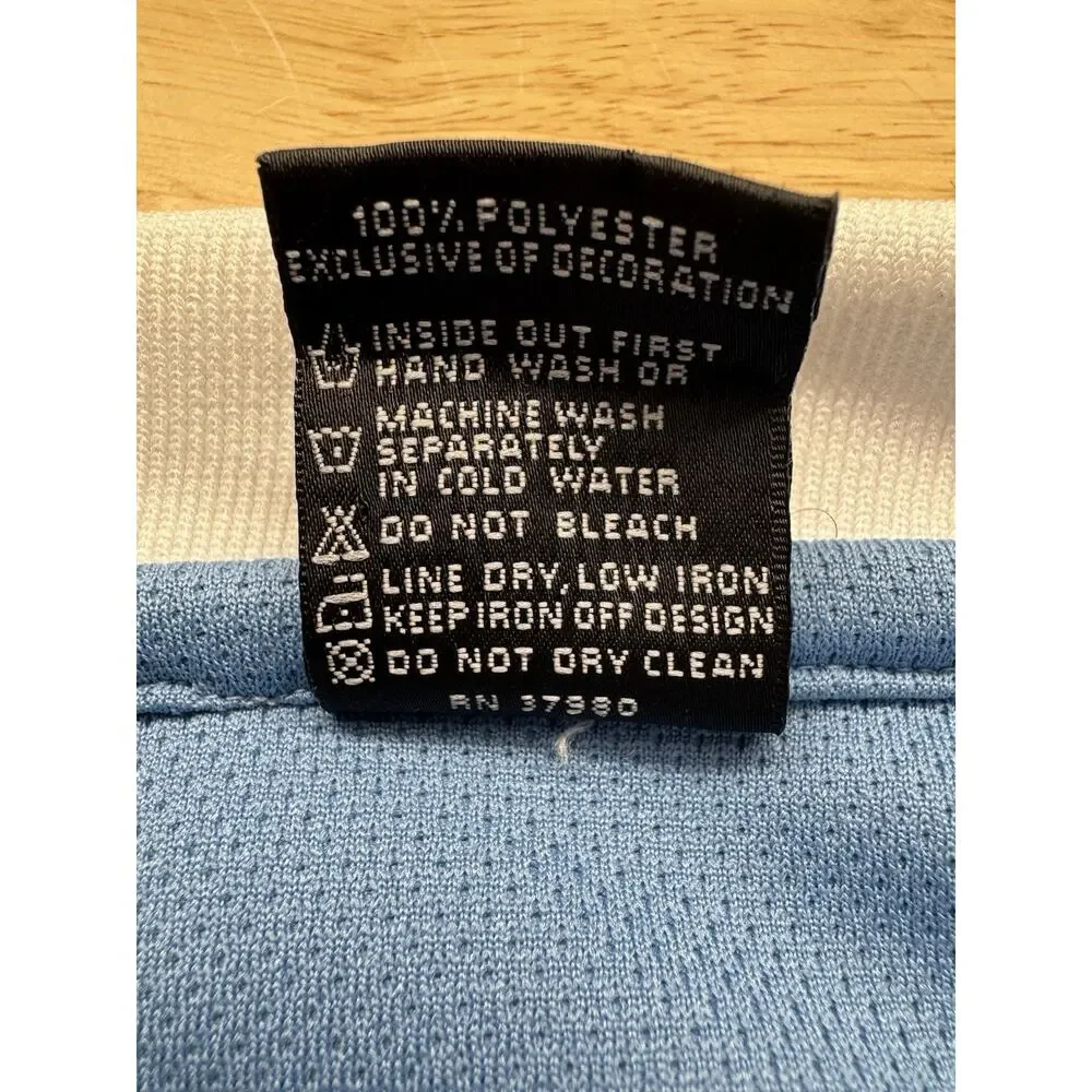 FUBU Vintage The Collection‎ Y2K Athletic Dept 5 Size 1X Blue Colorblock Limited - Picture 5 of 7